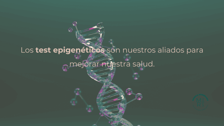 Imagen de una estructura de ADN que representa cómo la epigenética puede influir en nuestra salud a través de los test epigenéticos